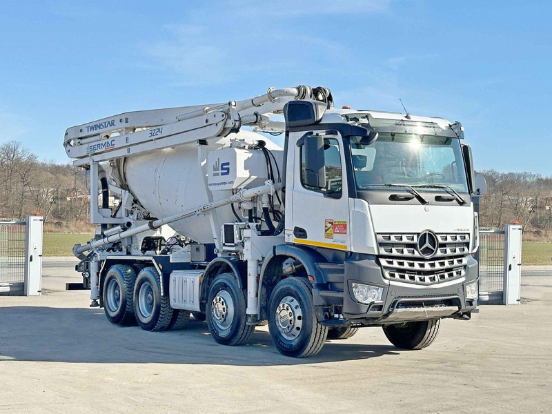 Mercedes-Benz AROCS 3743 * Betonpumpe + FUNK * 8x4 * TOP - Автобетоносмеситель: фото 1 Mercedes-Benz AROCS 3743 * Betonpumpe + FUNK * 8x4 * TOP - Автобетоносмеситель: фото 1