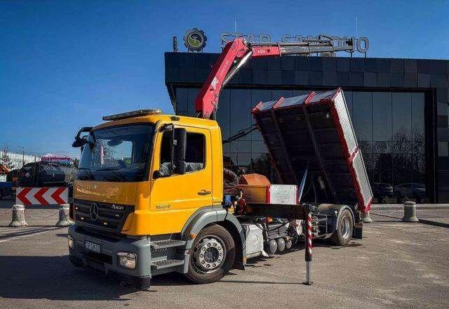 Mercedes-Benz AXOR 1824 4x2 HMF 975 HDS Crane Rotator Kipper - Самосвал, Автоманипулятор: фото 4 Mercedes-Benz AXOR 1824 4x2 HMF 975 HDS Crane Rotator Kipper - Самосвал, Автоманипулятор: фото 4