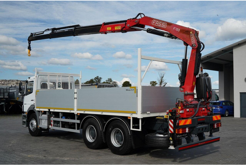 Mercedes-Benz / AXOR 2633 / 6X4 / SKRZYNIOWY - 6,55 M / MOCNA PODŁOGA / HDS FA - Грузовик бортовой/ Платформа, Автоманипулятор: фото 4 Mercedes-Benz / AXOR 2633 / 6X4 / SKRZYNIOWY - 6,55 M / MOCNA PODŁOGA / HDS FA - Грузовик бортовой/ Платформа, Автоманипулятор: фото 4