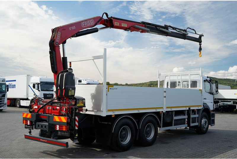 Mercedes-Benz / AXOR 2633 / 6X4 / SKRZYNIOWY - 6,55 M / MOCNA PODŁOGA / HDS FA - Грузовик бортовой/ Платформа, Автоманипулятор: фото 5 Mercedes-Benz / AXOR 2633 / 6X4 / SKRZYNIOWY - 6,55 M / MOCNA PODŁOGA / HDS FA - Грузовик бортовой/ Платформа, Автоманипулятор: фото 5
