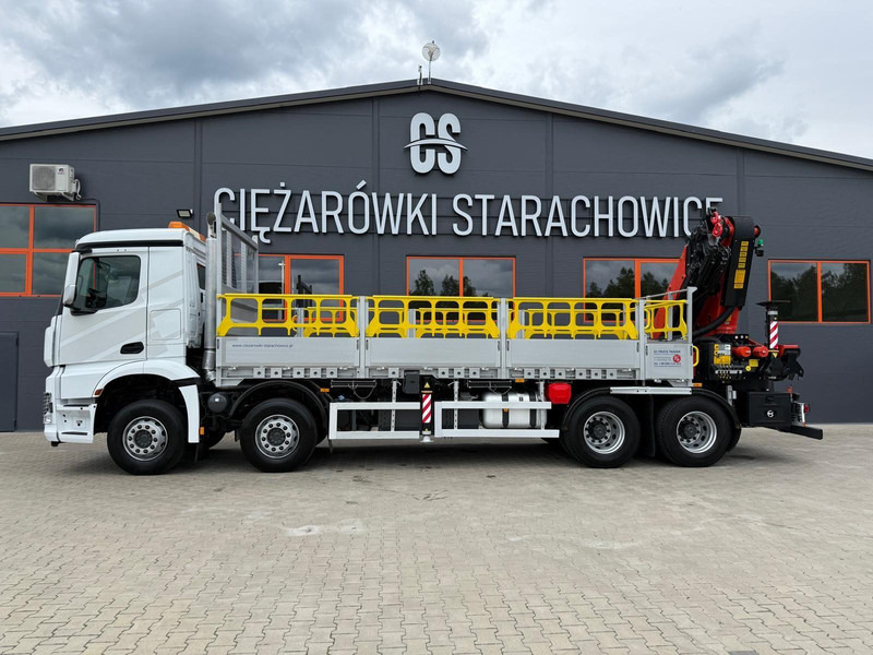 Mercedes-Benz Arocs Actros 3236 // E6 // 8x4 // Palfinger PK4800 - Грузовик бортовой/ Платформа, Автоманипулятор: фото 2 Mercedes-Benz Arocs Actros 3236 // E6 // 8x4 // Palfinger PK4800 - Грузовик бортовой/ Платформа, Автоманипулятор: фото 2