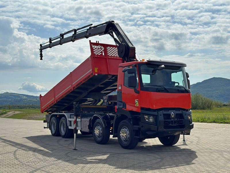 Renault C 430 *KIPPER 6,80m* HIAB X-HIDUO 188 ES-4 * 8x4 - Самосвал, Автоманипулятор: фото 2 Renault C 430 *KIPPER 6,80m* HIAB X-HIDUO 188 ES-4 * 8x4 - Самосвал, Автоманипулятор: фото 2