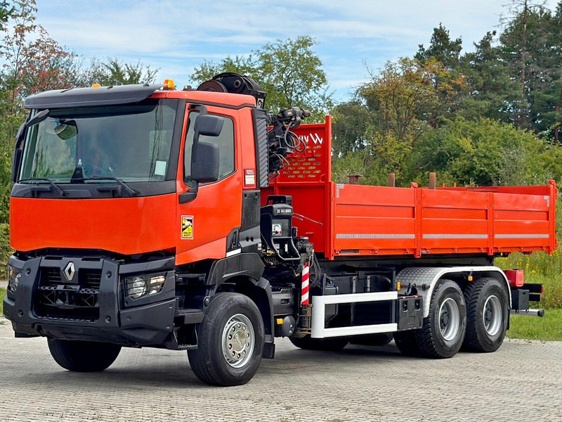 Renault K 380 * HIAB 144 BS - 3 HIDUO + FUNK * 6x4 * TOP - Самосвал, Автоманипулятор: фото 3 Renault K 380 * HIAB 144 BS - 3 HIDUO + FUNK * 6x4 * TOP - Самосвал, Автоманипулятор: фото 3