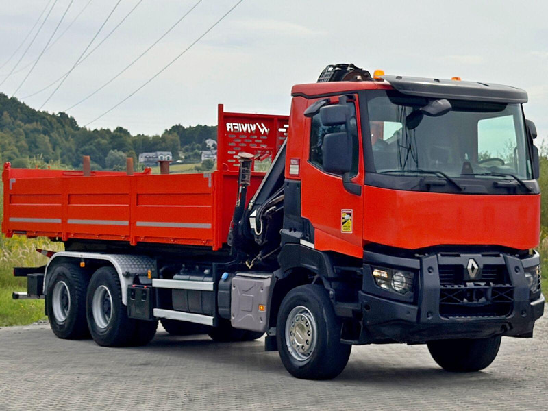 Renault K 380 * HIAB 144 BS - 3 HIDUO + FUNK * 6x4 * TOP - Самосвал, Автоманипулятор: фото 4 Renault K 380 * HIAB 144 BS - 3 HIDUO + FUNK * 6x4 * TOP - Самосвал, Автоманипулятор: фото 4