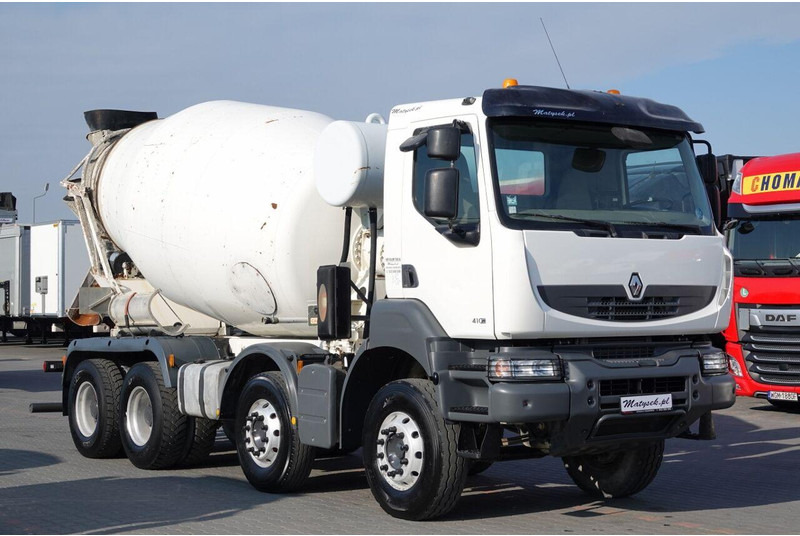 Renault KERAX 410 / 8X4 / BETONOMIESZARKA / GRUSZKA CIFA / 9 m3 / SPROWA - Автобетоносмеситель: фото 4 Renault KERAX 410 / 8X4 / BETONOMIESZARKA / GRUSZKA CIFA / 9 m3 / SPROWA - Автобетоносмеситель: фото 4