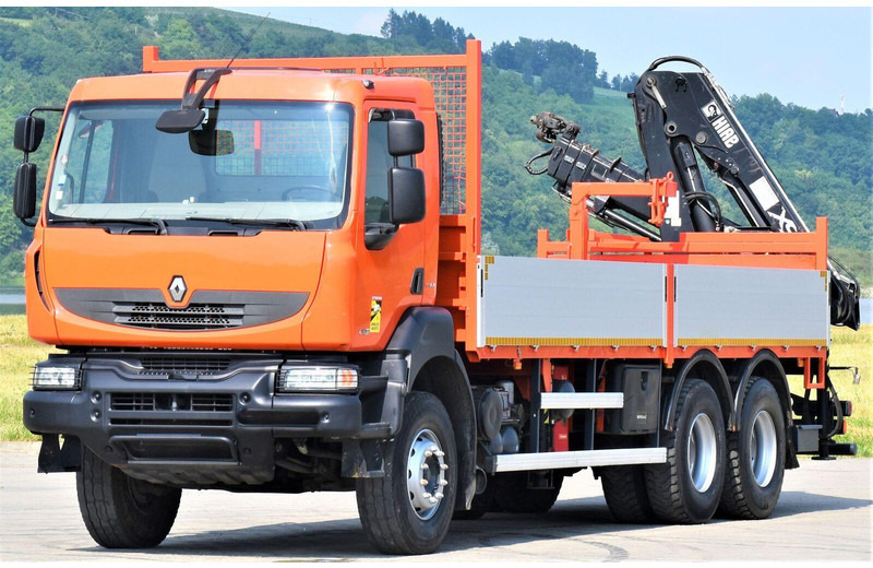 Renault KERAX 410 * HIAB 144 B-3 HIDUO / 6x4 * TOP - Грузовик бортовой/ Платформа, Автоманипулятор: фото 4 Renault KERAX 410 * HIAB 144 B-3 HIDUO / 6x4 * TOP - Грузовик бортовой/ Платформа, Автоманипулятор: фото 4