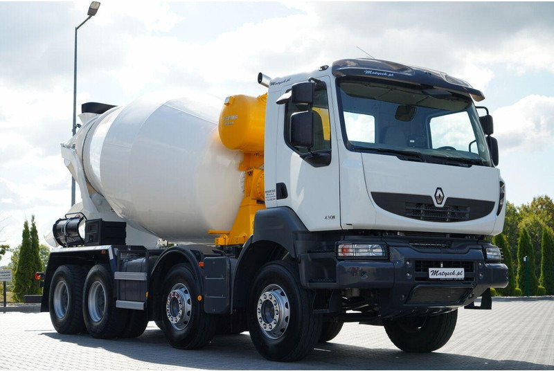 Renault KERAX 430 DXI / EURO 5 / 8X4 / BETONOMIESZARKA / 9 m3 / SCHWING - Автобетоносмеситель: фото 1 Renault KERAX 430 DXI / EURO 5 / 8X4 / BETONOMIESZARKA / 9 m3 / SCHWING - Автобетоносмеситель: фото 1