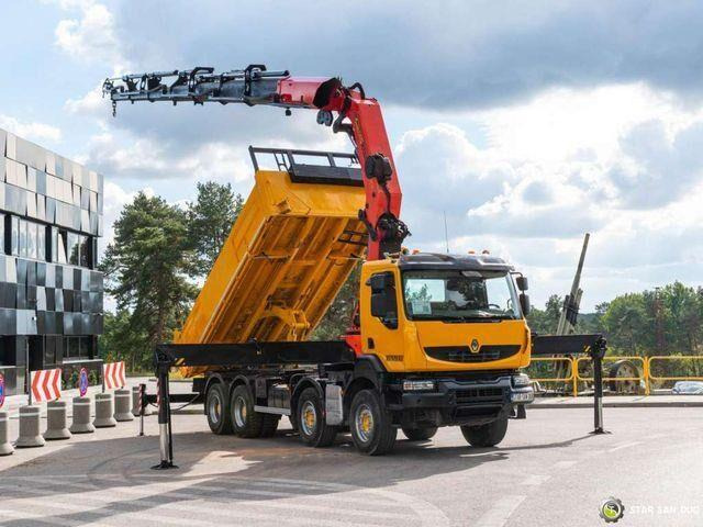 Renault KERAX 450 8x4 PALFINGER PK 60002 Crane Tipper - Самосвал, Автоманипулятор: фото 4 Renault KERAX 450 8x4 PALFINGER PK 60002 Crane Tipper - Самосвал, Автоманипулятор: фото 4
