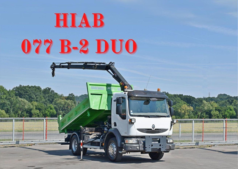 Renault MIDLUM 220 DXI - Самосвал, Автоманипулятор: фото 1 Renault MIDLUM 220 DXI - Самосвал, Автоманипулятор: фото 1