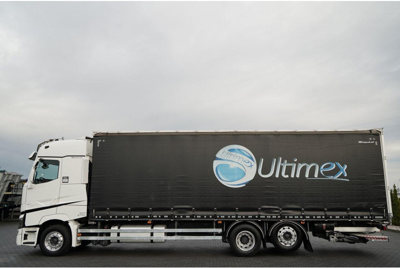 Renault T 440 / 6X2 / SOLÓWKA / FIRANKA 9.5 M / I-PARK COOL / WINDA / AL - Тентованный грузовик: фото 2 Renault T 440 / 6X2 / SOLÓWKA / FIRANKA 9.5 M / I-PARK COOL / WINDA / AL - Тентованный грузовик: фото 2