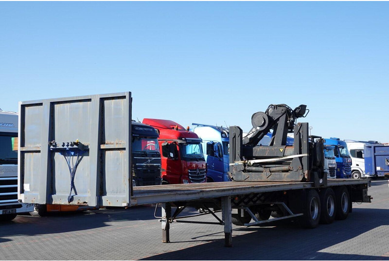 Samro NACZEPA PLATFORMA / + HDS HIAB R 150 F3 - WYSÓW : 8 METRÓW - Полуприцеп бортовой/ Платформа: фото 2 Samro NACZEPA PLATFORMA / + HDS HIAB R 150 F3 - WYSÓW : 8 METRÓW - Полуприцеп бортовой/ Платформа: фото 2