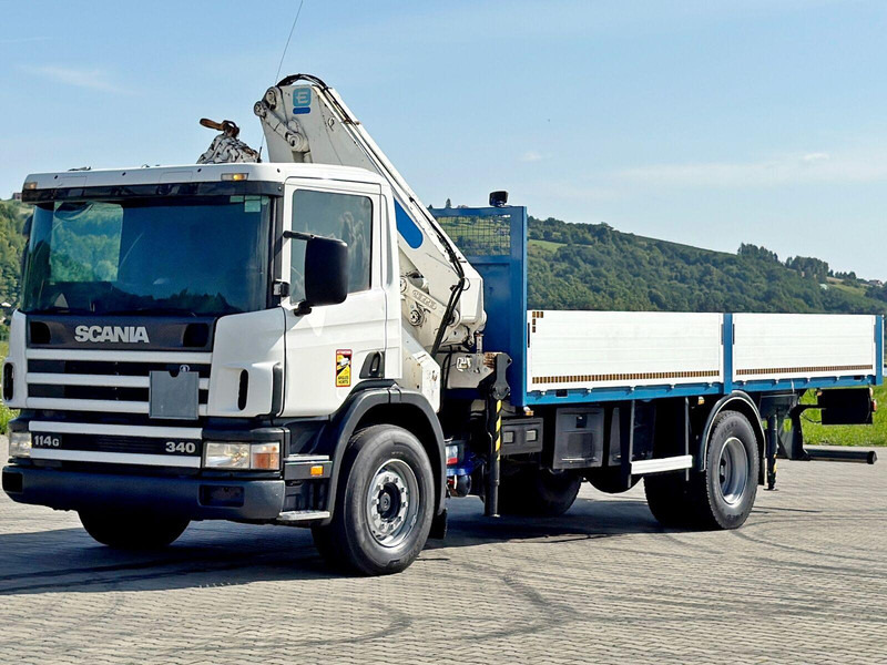 Scania 114 G 340 * PRITSCHE 7,00m * EFFER 210 3S + FUNK - Грузовик бортовой/ Платформа, Автоманипулятор: фото 3 Scania 114 G 340 * PRITSCHE 7,00m * EFFER 210 3S + FUNK - Грузовик бортовой/ Платформа, Автоманипулятор: фото 3