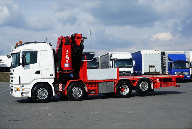 Scania G 480 / 8 X 2 / SKRZYNIOWY + HDS / HMF THOR - O K6 + JIB FJ 2000 - Грузовик бортовой/ Платформа, Автоманипулятор: фото 4 Scania G 480 / 8 X 2 / SKRZYNIOWY + HDS / HMF THOR - O K6 + JIB FJ 2000 - Грузовик бортовой/ Платформа, Автоманипулятор: фото 4