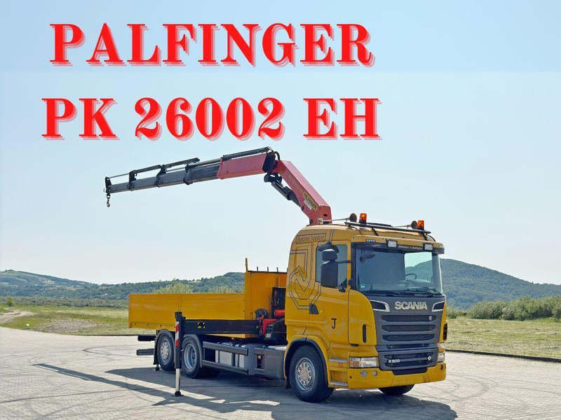 Scania R 500 * PK 26002 EH + FUNK * TOPZUSTAND - Грузовик бортовой/ Платформа, Автоманипулятор: фото 1 Scania R 500 * PK 26002 EH + FUNK * TOPZUSTAND - Грузовик бортовой/ Платформа, Автоманипулятор: фото 1
