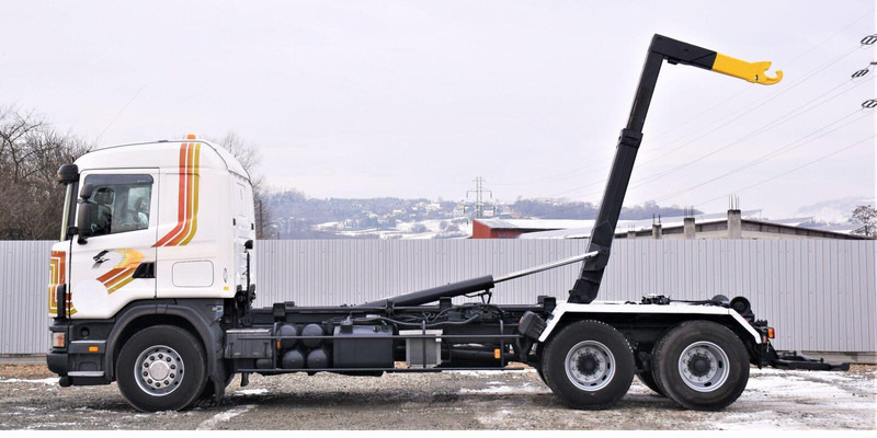 Scania R124 470 Abrollkipper * 6x2 * Motor Problem - Крюковой мультилифт: фото 5 Scania R124 470 Abrollkipper * 6x2 * Motor Problem - Крюковой мультилифт: фото 5