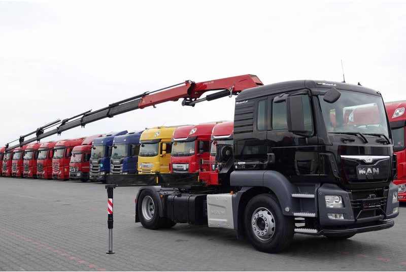 MAN TGS 480 / HDS HMF 1820 / WYSIEG 17,5 m / EURO 6 / MANUAL / STERO - Тягач: фото 4 MAN TGS 480 / HDS HMF 1820 / WYSIEG 17,5 m / EURO 6 / MANUAL / STERO - Тягач: фото 4
