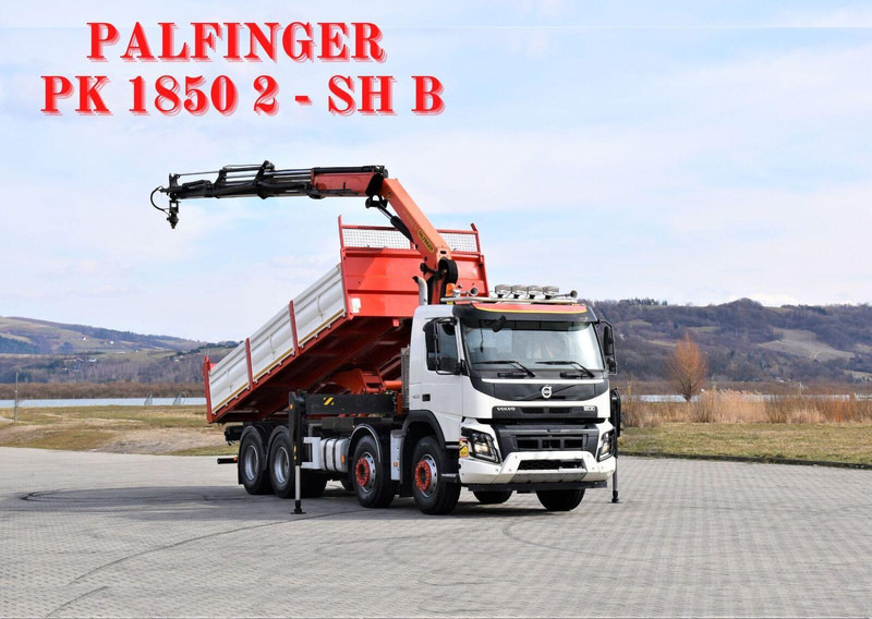 Volvo FMX 420 Kipper 6,20m *PK 1850 2 - SH B*FUNK/8x4 - Самосвал, Автоманипулятор: фото 1 Volvo FMX 420 Kipper 6,20m *PK 1850 2 - SH B*FUNK/8x4 - Самосвал, Автоманипулятор: фото 1