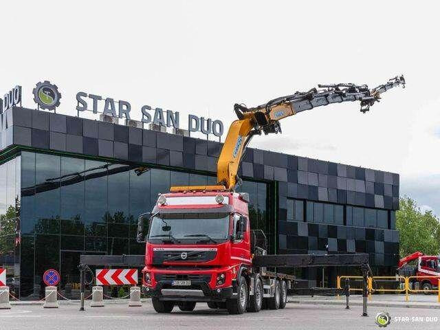 Volvo FMX 500 8x2 Effer 585 Fly Jib Winch Crane Kran - Грузовик бортовой/ Платформа, Автоманипулятор: фото 2 Volvo FMX 500 8x2 Effer 585 Fly Jib Winch Crane Kran - Грузовик бортовой/ Платформа, Автоманипулятор: фото 2