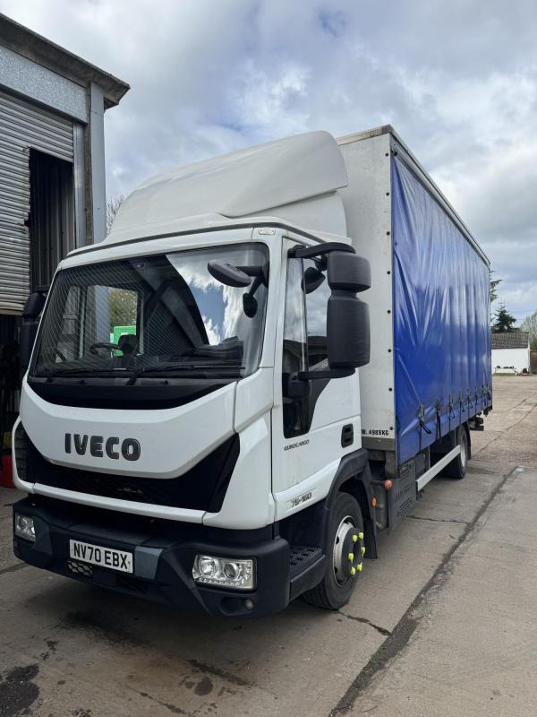 IVECO 75.160 Eurocargo 7.5 Ton Curtainside - Тентованный грузовик: фото 1 IVECO 75.160 Eurocargo 7.5 Ton Curtainside - Тентованный грузовик: фото 1
