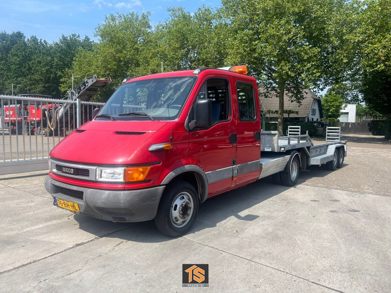Тягач Iveco 40C  DAILY - EURO 3 - 7 PERSONS - BE TREKKER-COMBI - +VELDHUIZEN MACHINE TRAILER - NL TRUCK - TOP!: фото 1