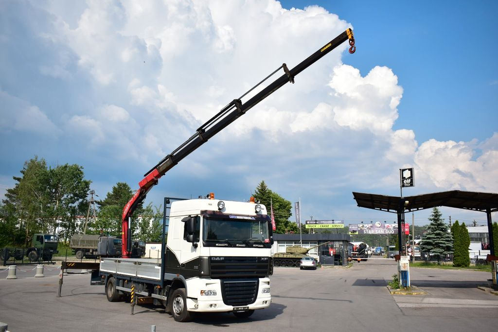 DAF XF 105.410 4x2 FASSI F 190 Trailer - Автоманипулятор, Грузовик бортовой/ Платформа: фото 1 DAF XF 105.410 4x2 FASSI F 190 Trailer - Автоманипулятор, Грузовик бортовой/ Платформа: фото 1