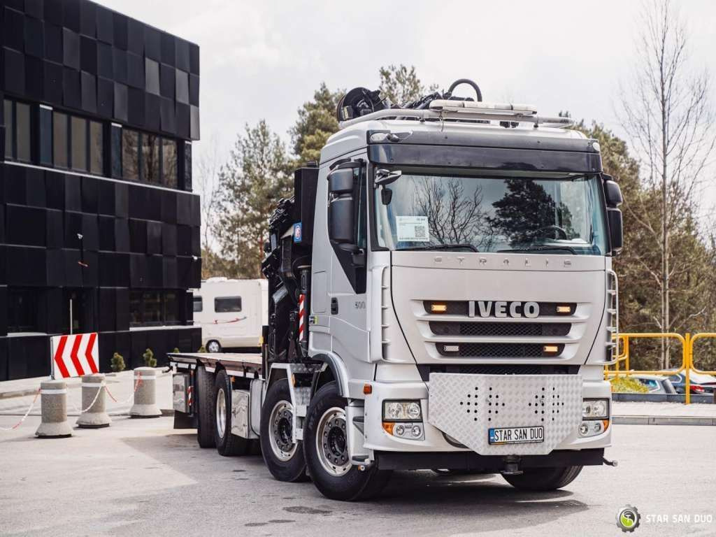 Iveco STRALIS AS320S50Y 8x2 HMF 8520-0K6 FLY JIB Winc - Автоманипулятор: фото 4 Iveco STRALIS AS320S50Y 8x2 HMF 8520-0K6 FLY JIB Winc - Автоманипулятор: фото 4