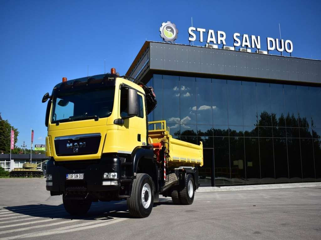 MAN TGA 18.480 4x4 PALFINGER PK 16502 Crane Kipper MAN TGA 18.480 4x4 PALFINGER PK 16502 Crane Kipper - Самосвал: фото 3 MAN TGA 18.480 4x4 PALFINGER PK 16502 Crane Kipper MAN TGA 18.480 4x4 PALFINGER PK 16502 Crane Kipper - Самосвал: фото 3