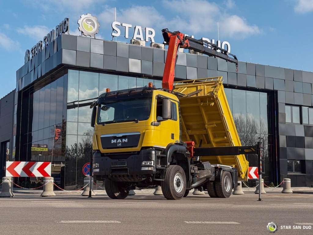 MAN TGA 18.480 4x4 PALFINGER PK 16502 Crane Kipper MAN TGA 18.480 4x4 PALFINGER PK 16502 Crane Kipper - Автоманипулятор, Самосвал: фото 1 MAN TGA 18.480 4x4 PALFINGER PK 16502 Crane Kipper MAN TGA 18.480 4x4 PALFINGER PK 16502 Crane Kipper - Автоманипулятор, Самосвал: фото 1