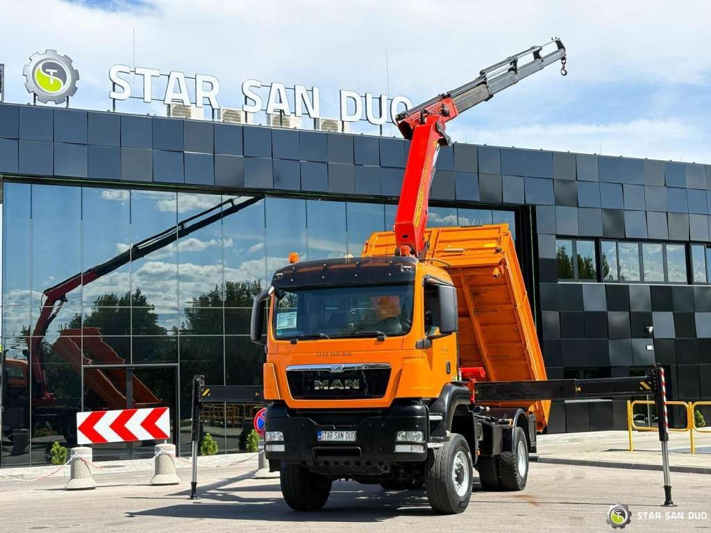 MAN TGS 18.480 4x4 PALFINGER PK 22002 Crane Kipper - Самосвал: фото 1 MAN TGS 18.480 4x4 PALFINGER PK 22002 Crane Kipper - Самосвал: фото 1