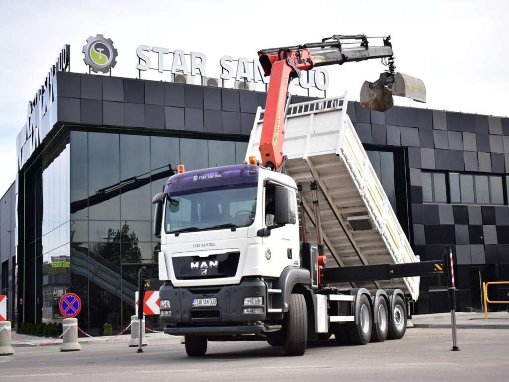 MAN TGS 35.400 8X4 PALFINGER PK 33002 CRANE KIPPER - Автоманипулятор, Самосвал: фото 2 MAN TGS 35.400 8X4 PALFINGER PK 33002 CRANE KIPPER - Автоманипулятор, Самосвал: фото 2