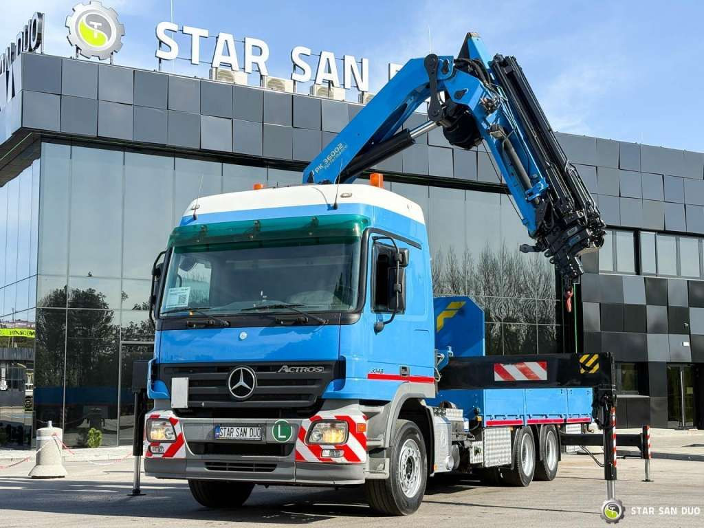 Mercedes-Benz ACTROS 2646L 6x4 PALFINGER 36002 Crane Winch - Автоманипулятор: фото 3 Mercedes-Benz ACTROS 2646L 6x4 PALFINGER 36002 Crane Winch - Автоманипулятор: фото 3