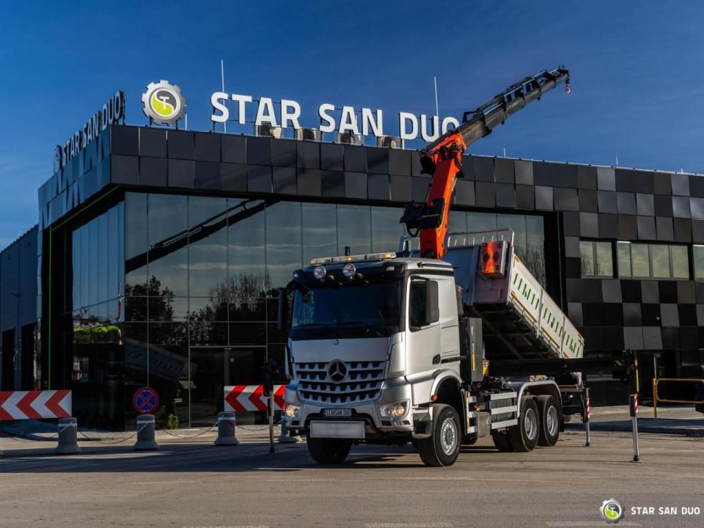 Mercedes-Benz AROCS 2651 6x6 PALFINGER PK 34002 CRANE KIPER - Самосвал: фото 2 Mercedes-Benz AROCS 2651 6x6 PALFINGER PK 34002 CRANE KIPER - Самосвал: фото 2
