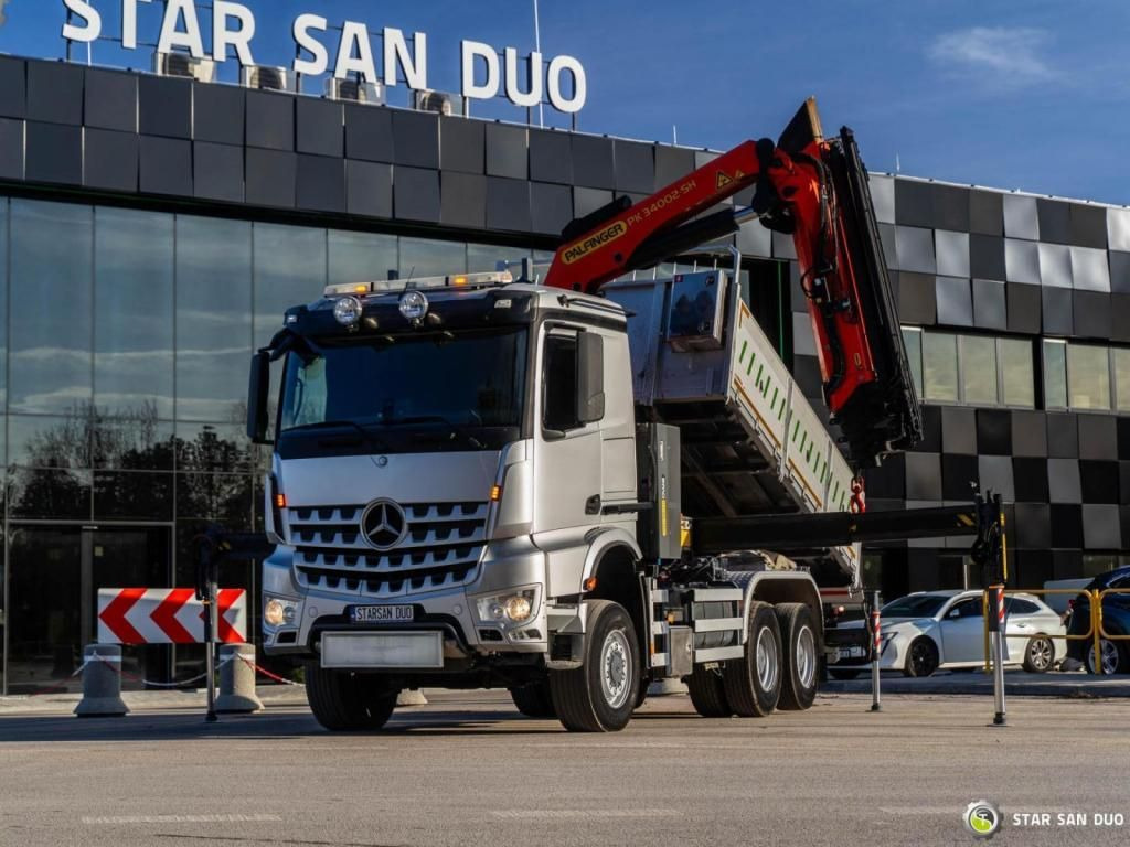 Mercedes-Benz AROCS 2651 6x6 PALFINGER PK 34002 CRANE KIPER - Самосвал: фото 3 Mercedes-Benz AROCS 2651 6x6 PALFINGER PK 34002 CRANE KIPER - Самосвал: фото 3