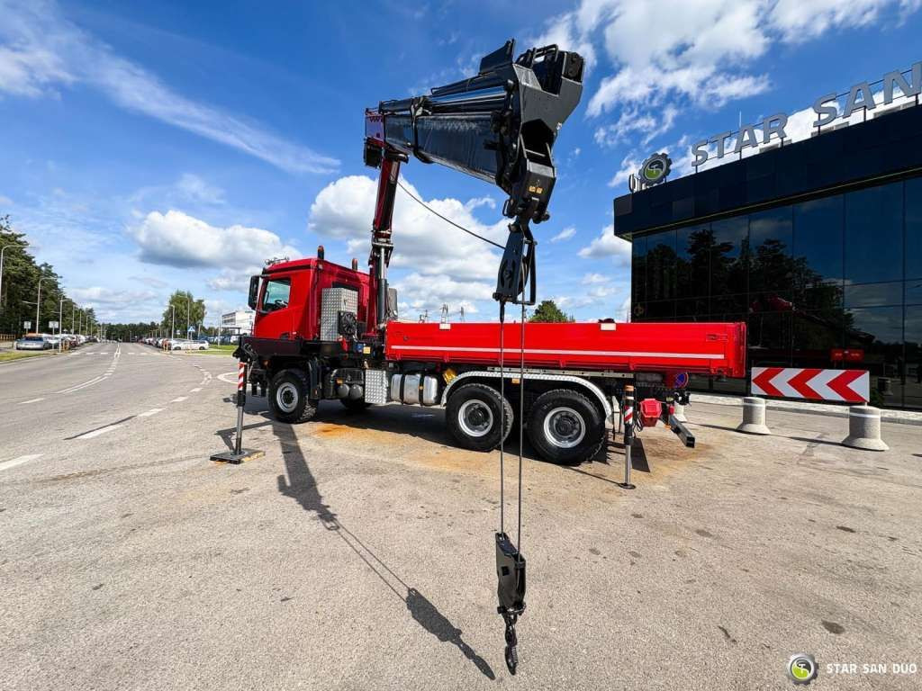 Mercedes-Benz AROCS 3345 6x6 HMF 3220 Winch Crane tipper - Автоманипулятор: фото 4 Mercedes-Benz AROCS 3345 6x6 HMF 3220 Winch Crane tipper - Автоманипулятор: фото 4