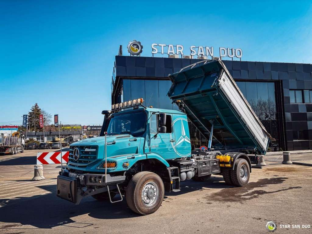 Mercedes-Benz Zetros 1833 4x4 Kipper Camper Chassis - Самосвал: фото 1 Mercedes-Benz Zetros 1833 4x4 Kipper Camper Chassis - Самосвал: фото 1