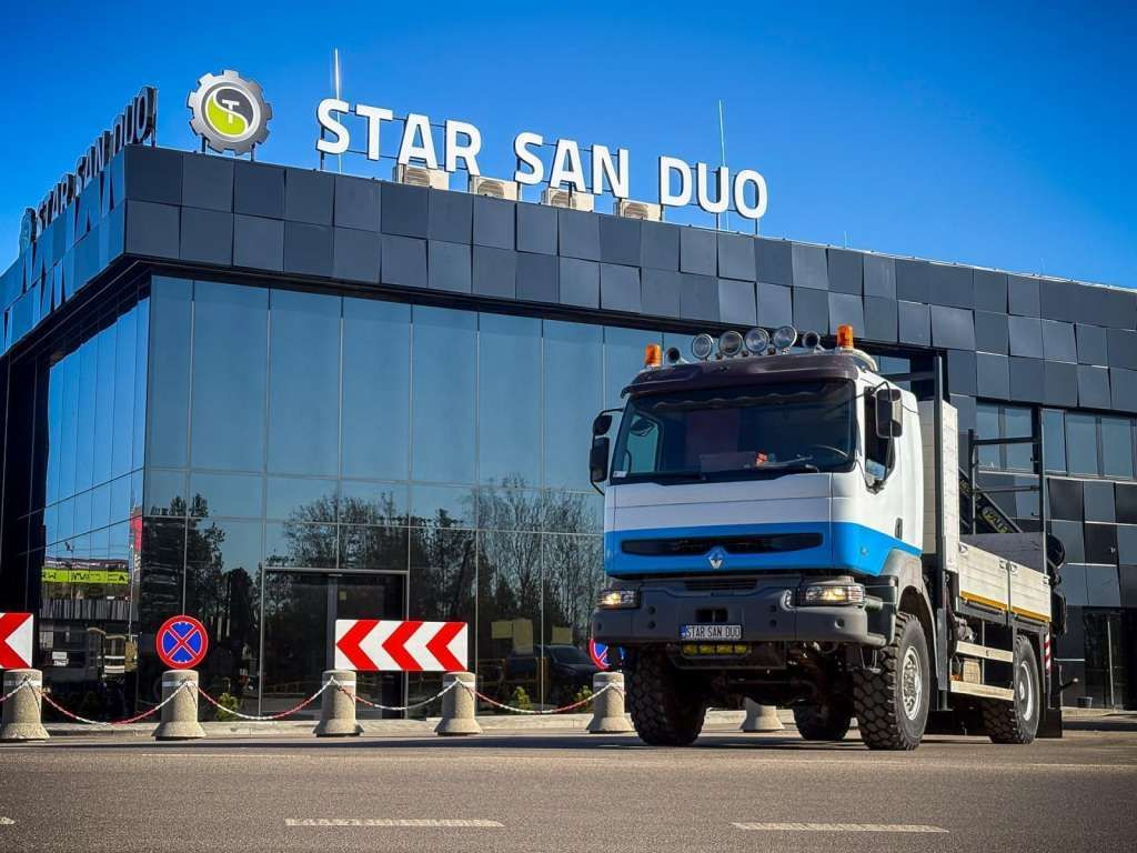 Новый Автоманипулятор, Грузовик бортовой/ Платформа Renault  KERAX 270 4x4 PALFINGER PK 16502 CRANE WINCH: фото 7