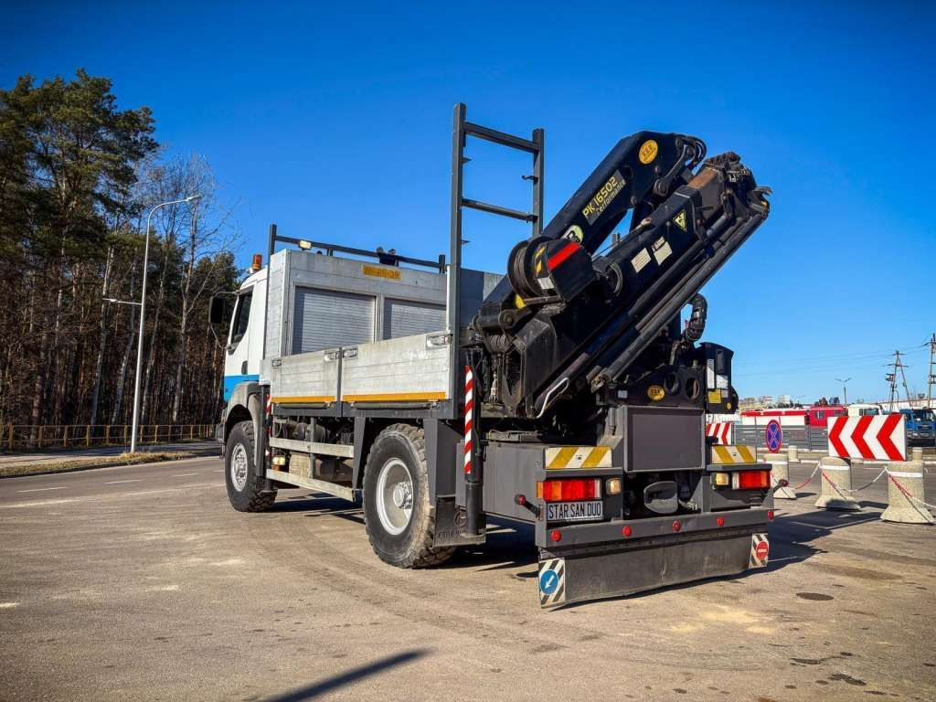 Новый Автоманипулятор, Грузовик бортовой/ Платформа Renault  KERAX 270 4x4 PALFINGER PK 16502 CRANE WINCH: фото 9