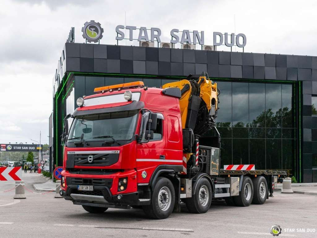 Volvo FMX 500 8x2 Effer 585 Fly Jib Winch Crane Kran - Автоманипулятор: фото 4 Volvo FMX 500 8x2 Effer 585 Fly Jib Winch Crane Kran - Автоманипулятор: фото 4