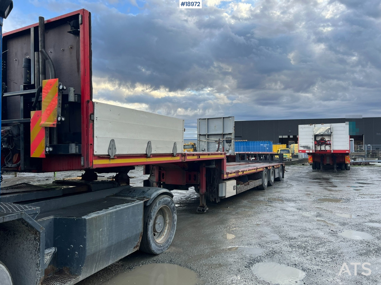 HRD 3 akslet jumbosemi m/ utrekk på 5.5 meter - Низкорамный полуприцеп: фото 4 HRD 3 akslet jumbosemi m/ utrekk på 5.5 meter - Низкорамный полуприцеп: фото 4