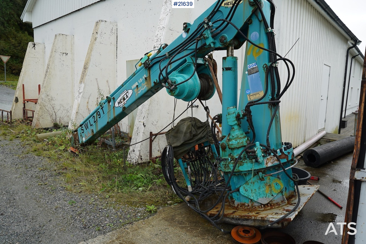 Heila Heila HMR12-1S kran med vinsj (stått på båt) - Кран-манипулятор: фото 3 Heila Heila HMR12-1S kran med vinsj (stått på båt) - Кран-манипулятор: фото 3