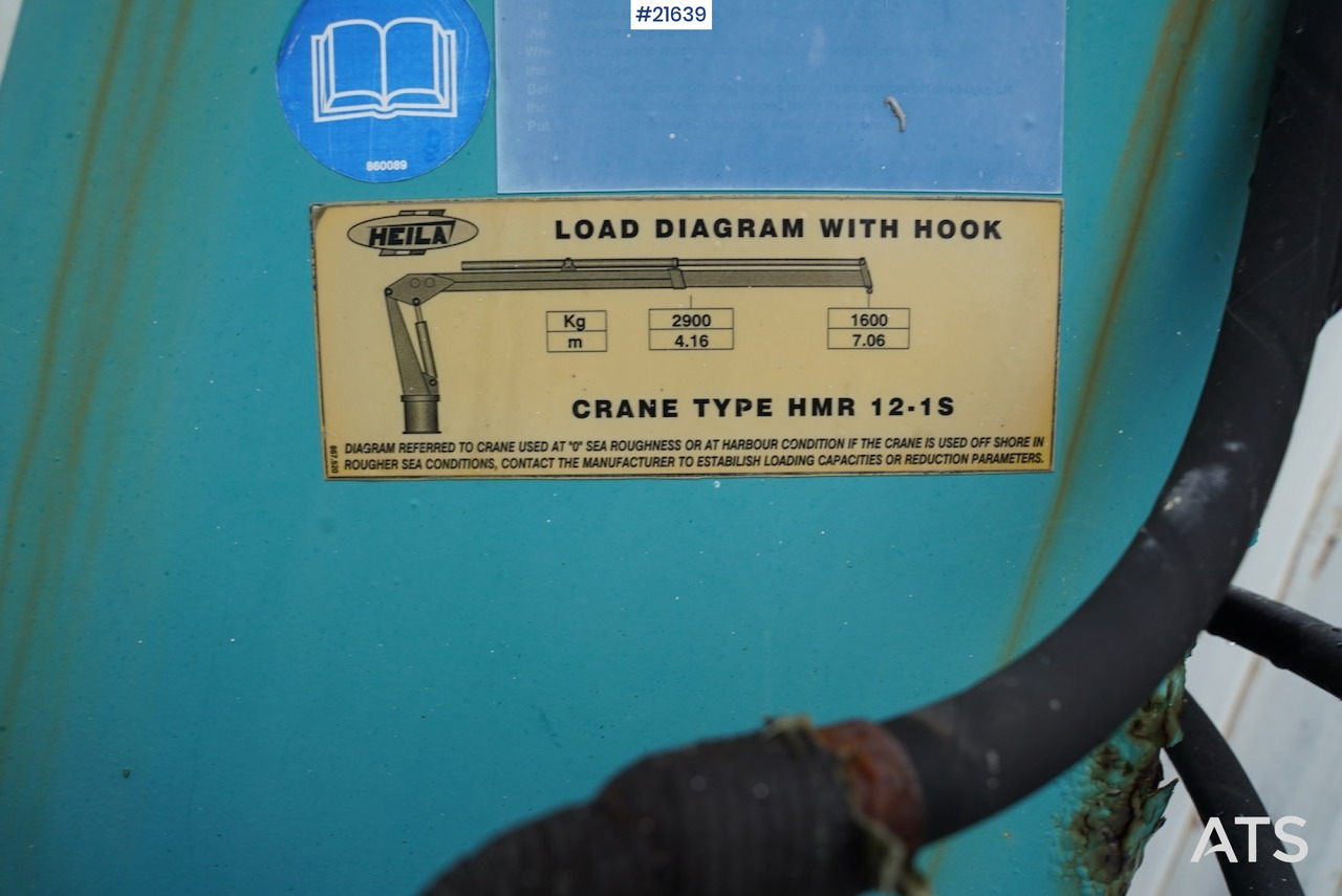 Heila Heila HMR12-1S kran med vinsj (stått på båt) в лизинг Heila Heila HMR12-1S kran med vinsj (stått på båt): фото 6 Heila Heila HMR12-1S kran med vinsj (stått på båt) в лизинг Heila Heila HMR12-1S kran med vinsj (stått på båt): фото 6