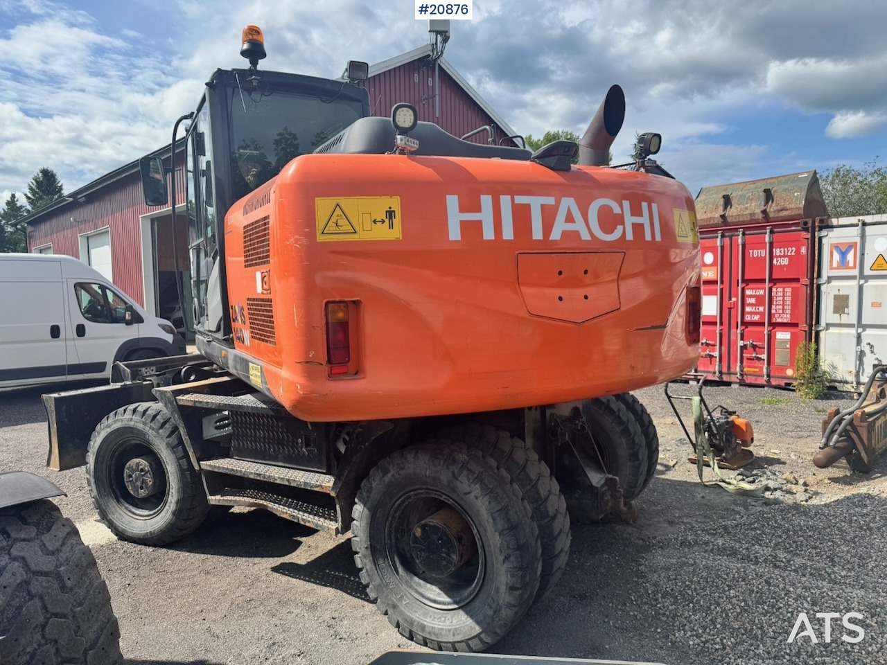 Hitachi ZX140W-5B - Колёсный экскаватор: фото 5 Hitachi ZX140W-5B - Колёсный экскаватор: фото 5