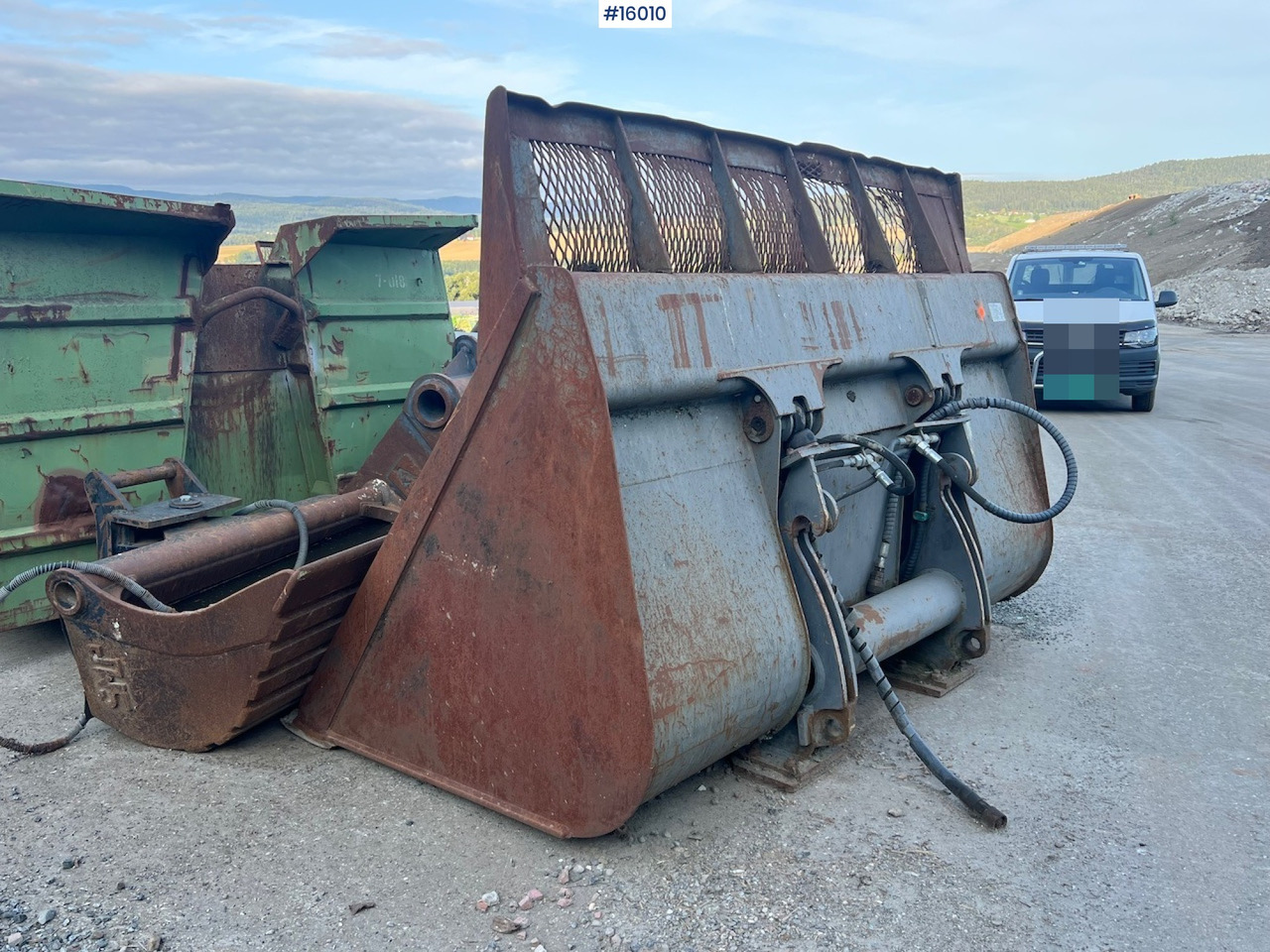 Hjullasterskuffe m/ liten BM feste - Ковш для экскаватора для Строительной техники: фото 4 Hjullasterskuffe m/ liten BM feste - Ковш для экскаватора для Строительной техники: фото 4