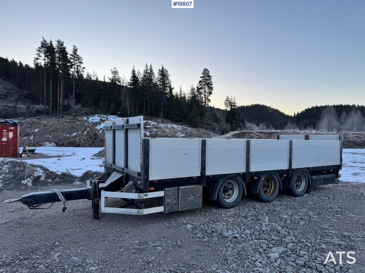 Istrail 3 akslet plankjerre - Прицеп бортовой/ Платформа: фото 2 Istrail 3 akslet plankjerre - Прицеп бортовой/ Платформа: фото 2