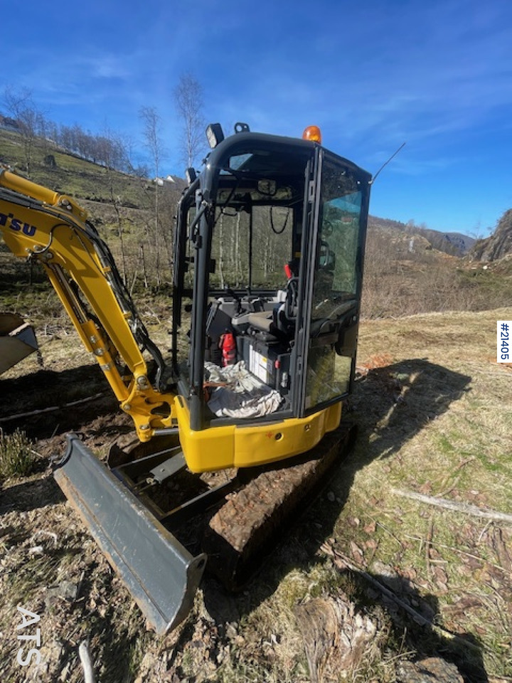 Komatsu PC24 MR-5 gravemaskin m/ pusseskuffe, rototilt, smalskuffe, graveskuffe og klype - Мини-экскаватор: фото 4 Komatsu PC24 MR-5 gravemaskin m/ pusseskuffe, rototilt, smalskuffe, graveskuffe og klype - Мини-экскаватор: фото 4