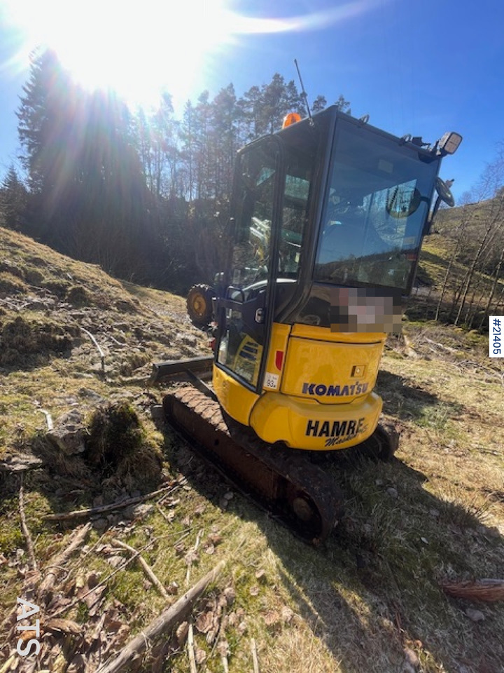 Komatsu PC24 MR-5 gravemaskin m/ pusseskuffe, rototilt, smalskuffe, graveskuffe og klype - Мини-экскаватор: фото 5 Komatsu PC24 MR-5 gravemaskin m/ pusseskuffe, rototilt, smalskuffe, graveskuffe og klype - Мини-экскаватор: фото 5