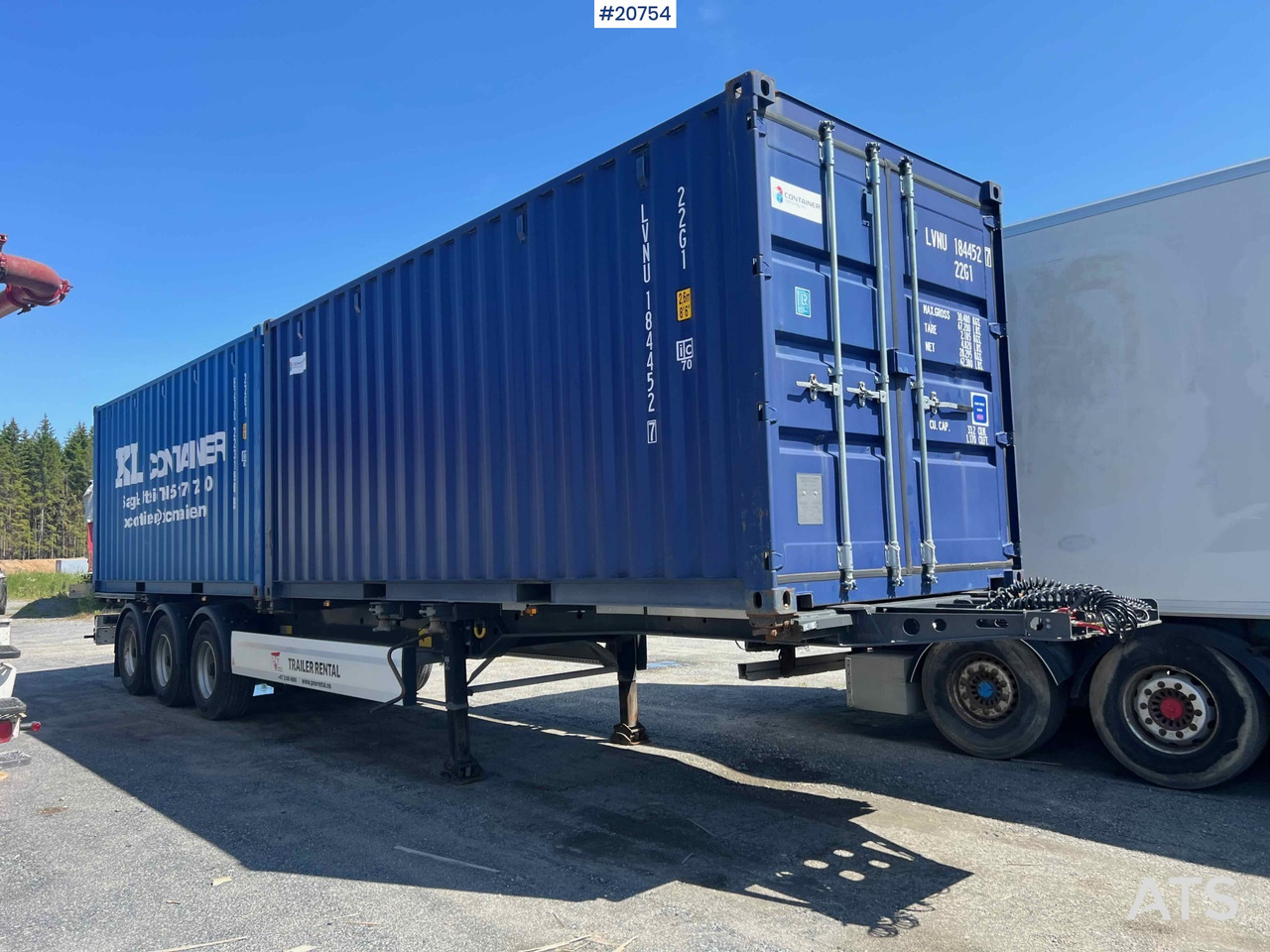 Krone containerhenger - Полуприцеп-контейнеровоз/ Сменный кузов: фото 2 Krone containerhenger - Полуприцеп-контейнеровоз/ Сменный кузов: фото 2