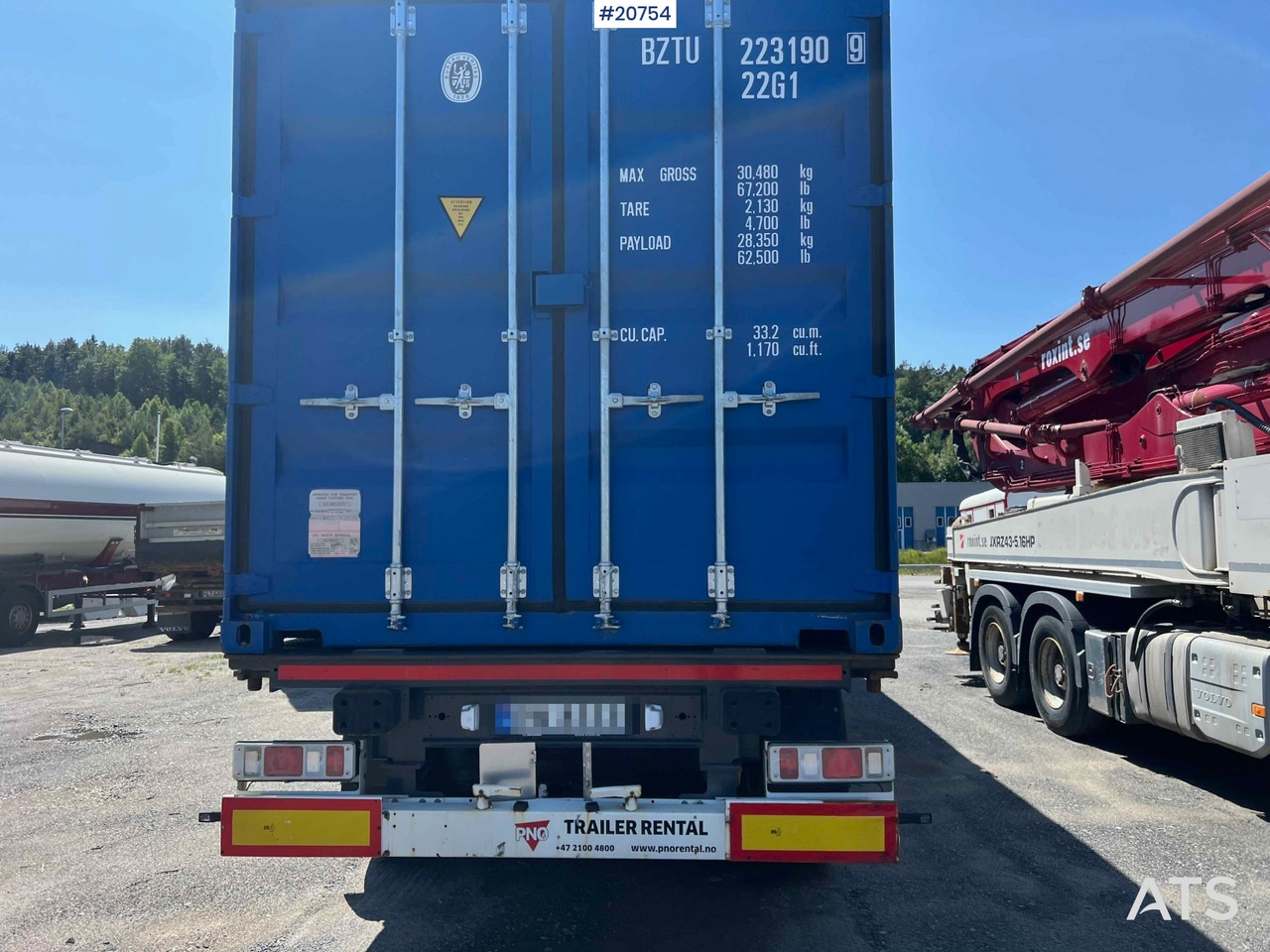Krone containerhenger - Полуприцеп-контейнеровоз/ Сменный кузов: фото 5 Krone containerhenger - Полуприцеп-контейнеровоз/ Сменный кузов: фото 5