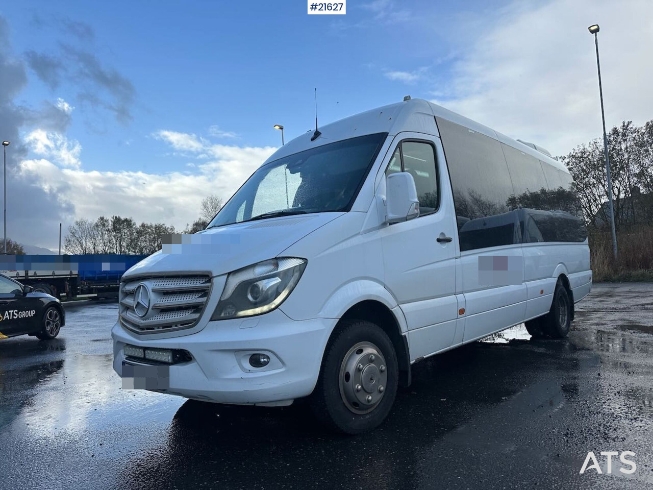 Mercedes Sprinter minibuss 4x2 m/ 16+1 seter, rullestolrampe og handikap plass. - Микроавтобус, Пассажирский фургон: фото 1 Mercedes Sprinter minibuss 4x2 m/ 16+1 seter, rullestolrampe og handikap plass. - Микроавтобус, Пассажирский фургон: фото 1