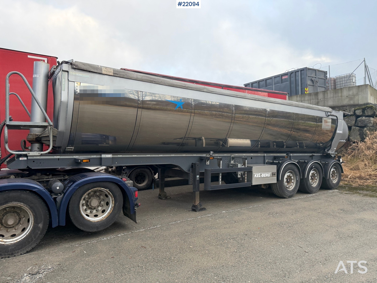 Kel-berg 3 akslet Asfaltsemi m/ luftkapell og fjernkontroll - Прицеп: фото 3 Kel-berg 3 akslet Asfaltsemi m/ luftkapell og fjernkontroll - Прицеп: фото 3